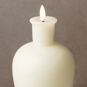 Светодиодная свеча с имитацией пламени Pieta: Rondanini Crema 21 см на батарейках Kaemingk фото 2