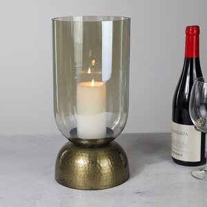 Стеклянный подсвечник Lampe Vintage 31 см, для классической свечи (Kaemingk, Нидерланды). Артикул: 943053