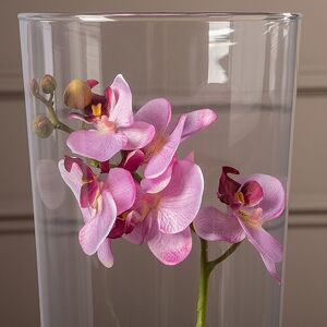 Искусственный цветок в кашпо Орхидея Королевская 50 см розовая Edelman фото 2