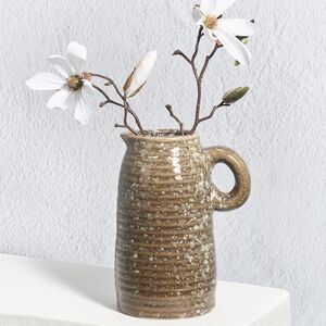 Керамическая ваза-кувшин Стэнли 17 см коричневая