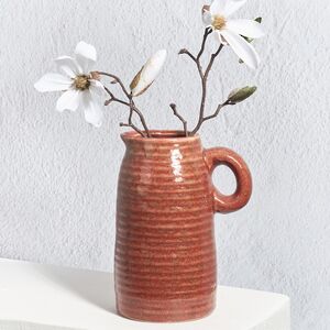 Керамическая ваза-кувшин Стэнли 17 см терракотовая