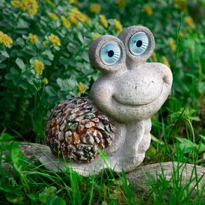 Садовый светильник на солнечной батарее Улитка Молли 23 см Koopman фото 3