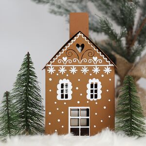 Подсвечник-домик Джинджер 26 см (Boltze, Германия). Артикул: 2014743/9709287