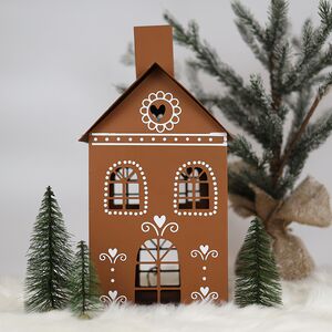 Подсвечник-домик Джинджер 41 см (Boltze, Германия). Артикул: 2014743/9709288