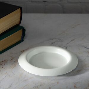 Подсвечник Блюдце на 1 свечу, 11 см, белый (Омский Свечной, Россия). Артикул: 976020