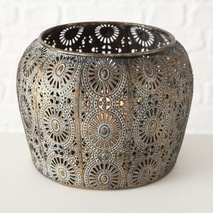 Металлический подсвечник Альбайсин 18 см (Boltze, Германия). Артикул: 2026408