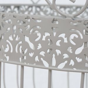 Подвесное кашпо - корзина Аверон 38*37 см, металл Boltze фото 3