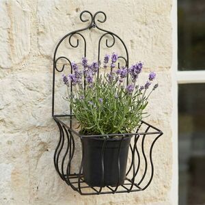 Подвесное кашпо - корзина Шамбери 32*16 см, металл