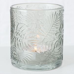 Стеклянный подсвечник стакан Тропик Айленд 8 см (Boltze, Германия). Артикул: 1022125/9828721