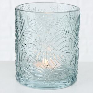 Стеклянный подсвечник стакан Тропик Айленд 10 см (Boltze, Германия). Артикул: 1022125/9828722