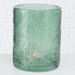 Стеклянный подсвечник стакан Тропик Айленд 13 см (Boltze, Германия). Артикул: 1022125/9828723