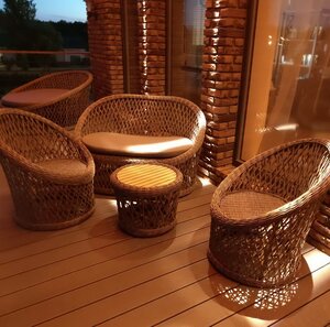 Комплект плетёной мебели Марокко: 1 диван + 1 столик + 2 кресла Kaemingk фото 3