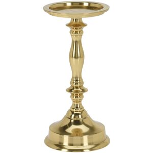 Металлический подсвечник для 1 свечи Марэль 22 см золотой Koopman фото 6