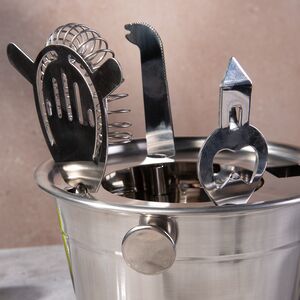 Набор бармена Талламор с шейкером и ведерком для льда, 6 предметов Koopman фото 2