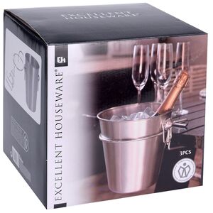 Набор для охлаждения шампанского Монкорне с ведром для льда и держателем, 2 предмета Koopman фото 5