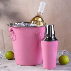 Шейкер для коктейлей Фанданго 500 мл, розовый Koopman фото 3