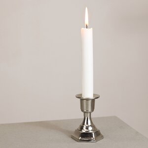 Декоративный подсвечник для 1 свечи Деимус 8 см серебряный Koopman фото 3
