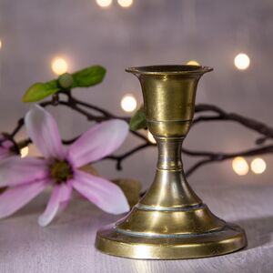 Подсвечник Милано на 1 свечу 8*7 см темное золото, круглое основание (Koopman, Нидерланды). Артикул: A54104180-2