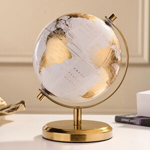 Декоративный глобус Брэндон 18 см белый