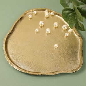 Металлический поднос Mercurio 22*20 см золотой (Koopman, Нидерланды). Артикул: A63100010