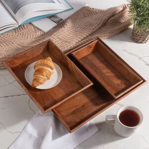 Набор деревянных подносов Тибо 28-63 см, 3 шт