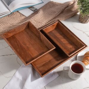 Набор деревянных подносов Тибо 28-63 см, 3 шт Koopman фото 4