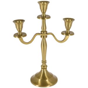 Канделябр на 3 свечи Padua 28 см золотой (Koopman, Нидерланды). Артикул: A67100810