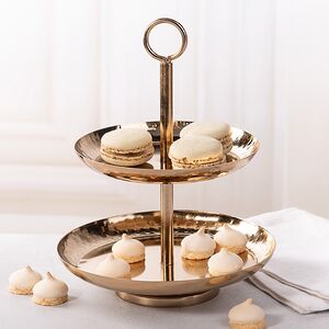 Фруктовница двухъярусная Baroque Gold 21 см (Koopman, Нидерланды). Артикул: A67102870