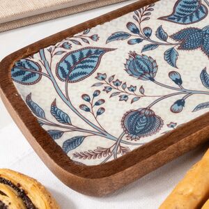 Сервировочное блюдо Фиори ди Манго 30*10 см белое, дерево Koopman (Купман) фото 3