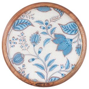 Подставка под кружку Fiori di Mango 10 см, 4 шт, белая (Koopman, Нидерланды). Артикул: A67103070-1