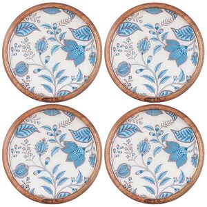 Подставка под кружку Фиори ди Манго 10 см, 4 шт, белая Koopman (Купман) фото 2