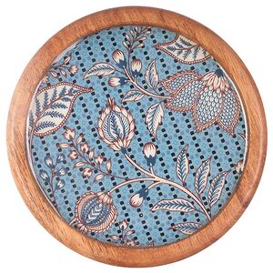 Подставка под кружку Blue Fiori di Mango 10 см, 4 шт, голубая (Koopman, Нидерланды). Артикул: A67103070-2