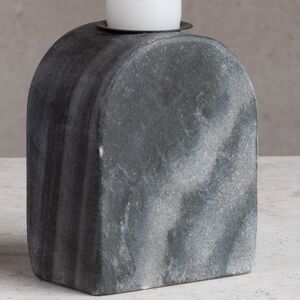 Декоративный подсвечник Кеннет 9*6 см черный, мрамор Koopman фото 2