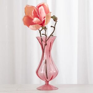 Стеклянная ваза Дель Ветро - Беллуно 19 см розовая