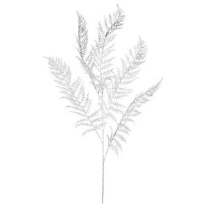 Декоративная ветка Малена 90 см серебряная (Koopman, Нидерланды). Артикул: AAE324090