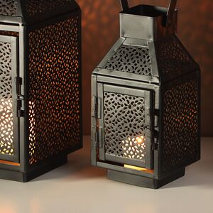 Набор подсвечников - фонарей Кармиэль 20-38 см, 3 шт, металл Koopman фото 14