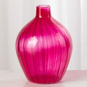 Стеклянная ваза Амберг 8 см пурпурная Koopman (Купман) фото 3
