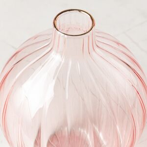 Стеклянная ваза Amberg 8 см розовая Koopman фото 2