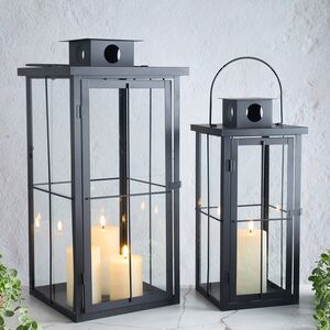 Набор подсвечников-фонарей Монтелемар 45-58 см, 2 шт (Koopman, Нидерланды). Артикул: AAE441210