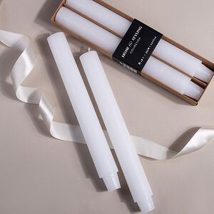 Набор столовых свечей Jennifer 25 см, 2 шт, белоснежный