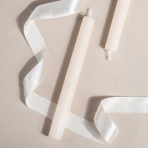 Столовая свеча Claire 20 см кремовая