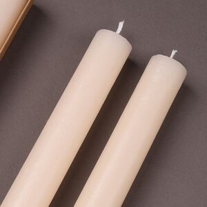 Набор столовых свечей Jennifer 25 см, 2 шт, кремовый Koopman фото 2