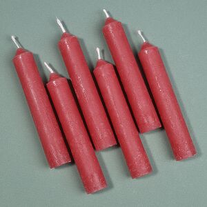 Набор свечей Fiona 12 см, 6 шт, темно-розовый  Koopman фото 4