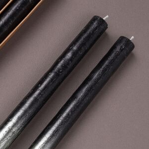 Набор столовых свечей Renee 25 см, 2 шт, черный Koopman фото 2