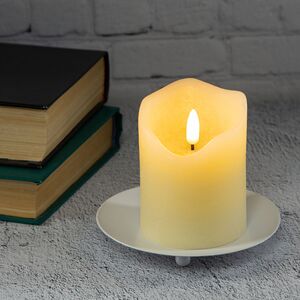 Подсвечник Блюдце, 12 см, белый Koopman фото 2