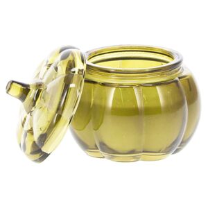 Свеча в стакане Тыковка Рут 9 см оливковая Koopman фото 5