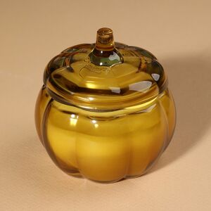 Свеча в стакане Тыковка Рут 9 см оливковая Koopman фото 2