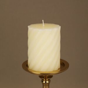 Декоративная свеча Айвори 9*7 см кремовая Koopman фото 2