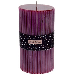 Свеча рифленая Caramella 12*7 см, фиолетовая (Koopman, Нидерланды). Артикул: ACC680090-4