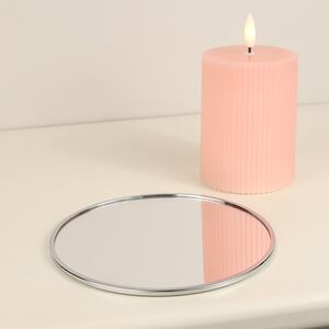 Зеркальная подставка Fredo Circolo 15 см серебряная Koopman (Купман) фото 2